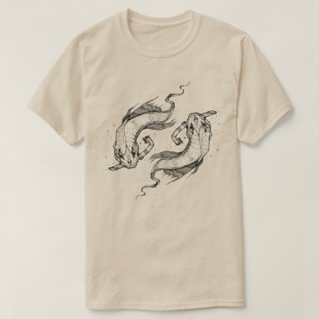 Fish & Fear. Tee Shirt (Design framsida)