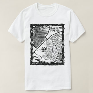 Fish Forever EYES : BLACK BREAM T Shirt