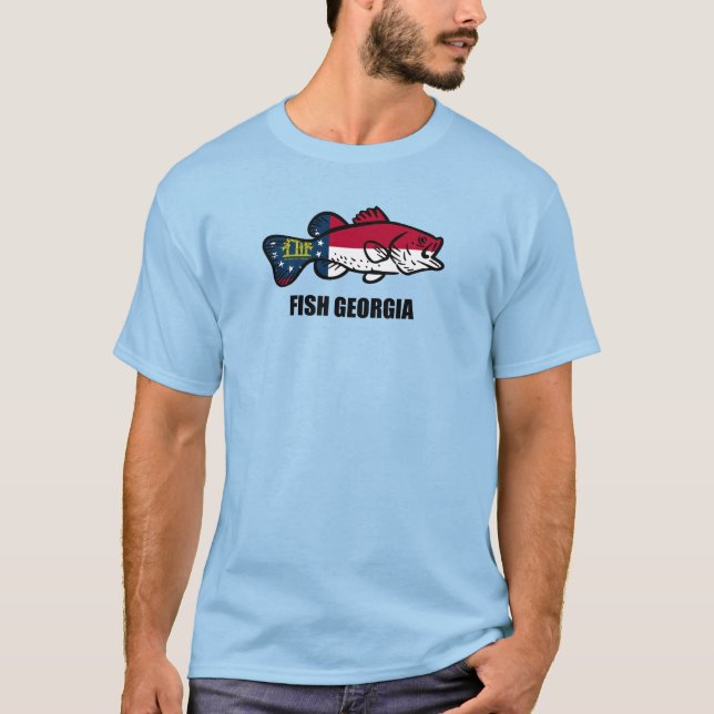 Fish Georgia T Shirt (Framsida)
