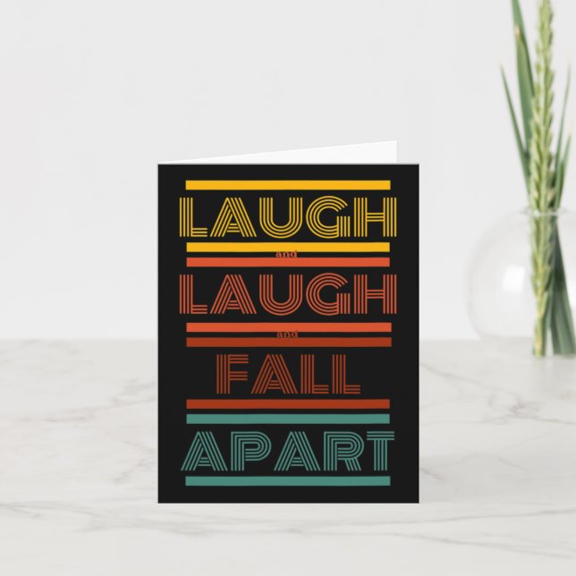 Fish - Gnistra - Laugh and Laugh and Fall-Spagling Kort (Framsida)