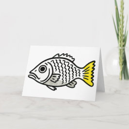 Fish Greeting card Tack Kort