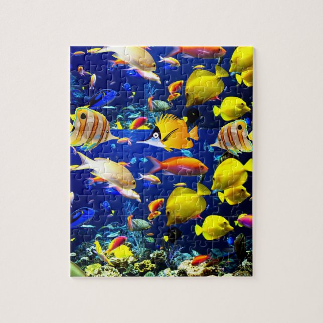 Fish Jigszle Puzzle Pussel (Vertikal)
