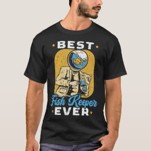 Fish Keeper Aquarium Junkie Aquarist Saltwater Tan T Shirt