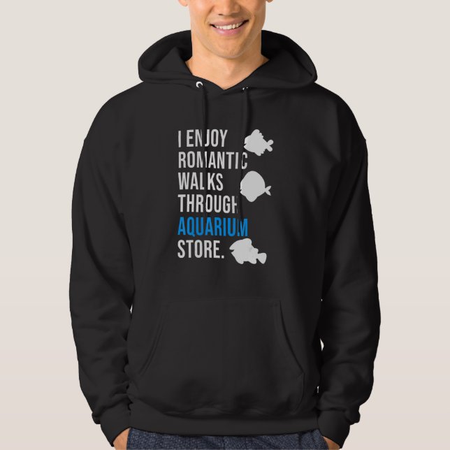 Fish Keeping  Aquarium  Saltwater Fresh Hoodie (Framsida)