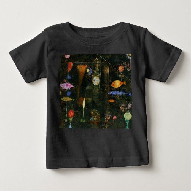 Fish Magic, 1925 av Paul Klee T Shirt (Framsida)