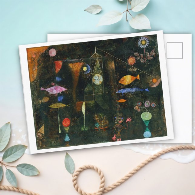 Fish Magic, Paul Klee 1925 Vykort (Skapare uppladdad)