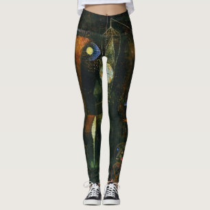 Fish Magic, Paul Klee Abstrakt Art Leggings