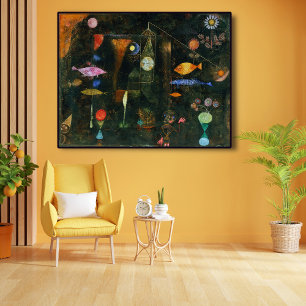Fish Magic, Paul Klee Abstrakt Art Poster