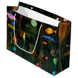 Fish Magic, Paul Klee Large Gift Bag