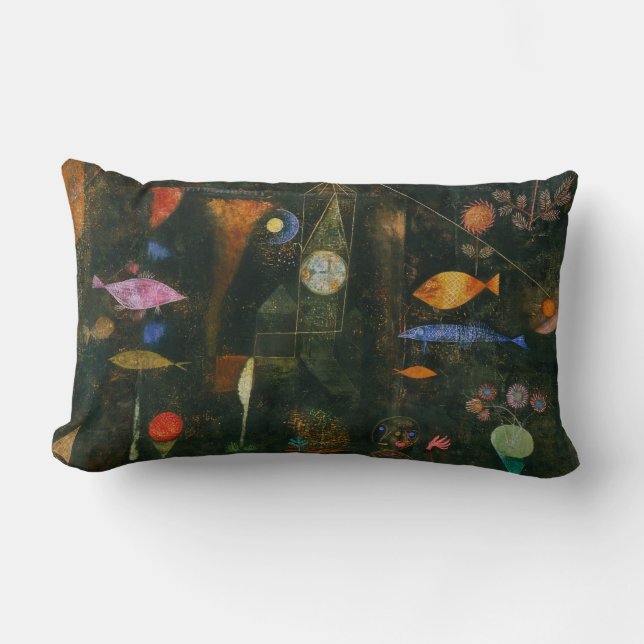 Fish Magic - Paul Klee Lumbarkudde (Framsida)