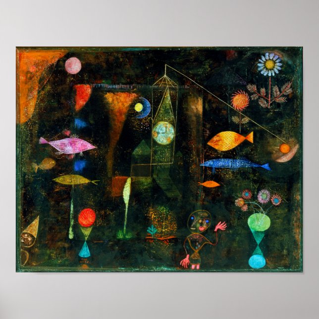 Fish Magic, Paul Klee Poster (Framsidan)