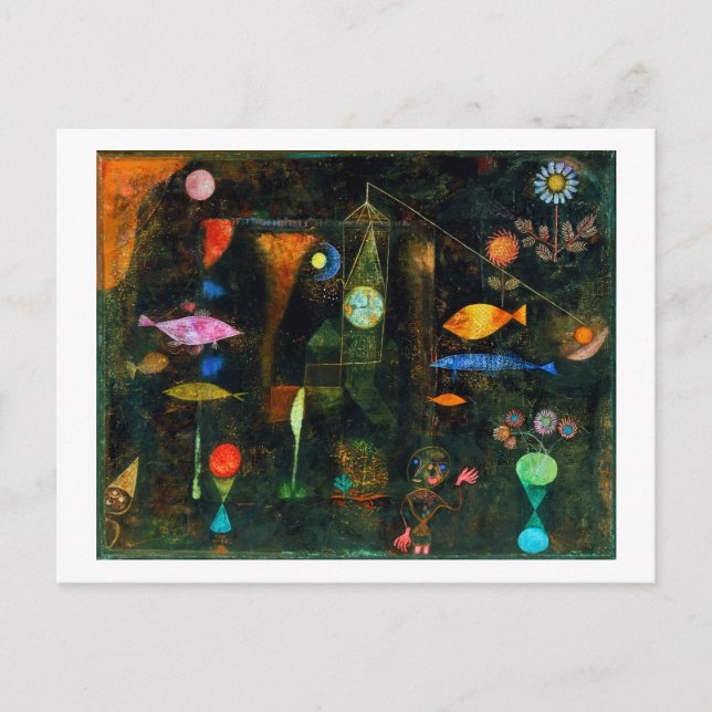 Fish Magic, Paul Klee Vykort (Framsida)