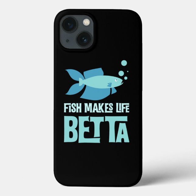 Fish Make Life Betta Fish Pun For Aquarium Owners (Baksida)