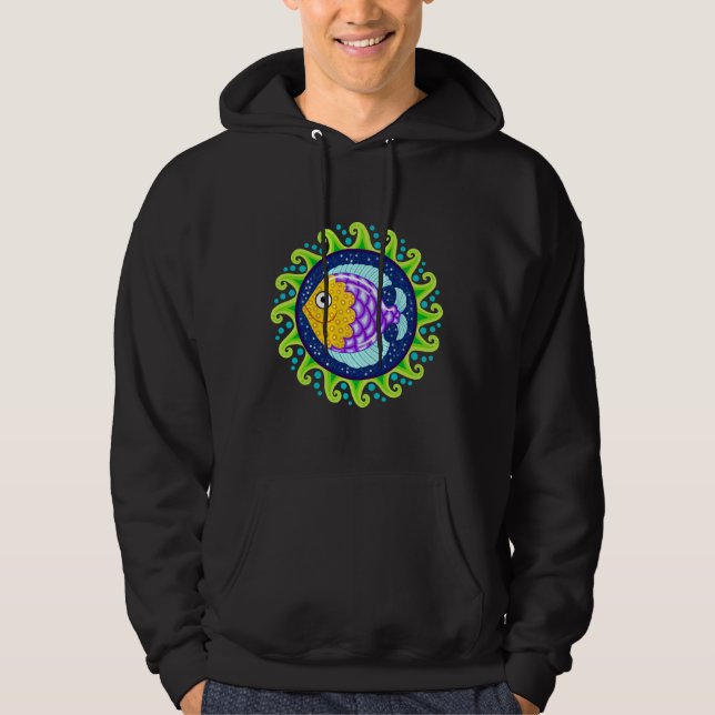 Fish Mandala Hoodie (Framsida)