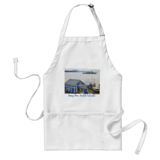 Fish Market, Sidney, BC Chef's Apron Förkläde (Framsidan)