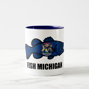 Fish Michigan Två-Tonad Mugg