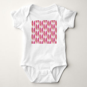Fish mönster Baby Jersey Bodykostym T Shirt
