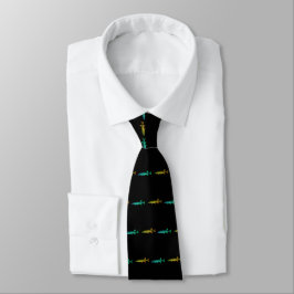 FISH MÖNSTER. UNIK BLACK TIE MED FISK. SLIPS