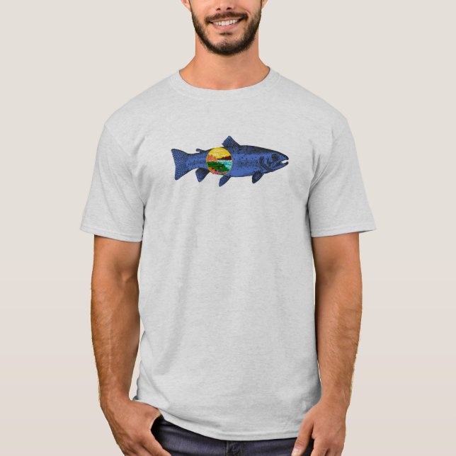 Fish Montana T Shirt (Framsida)