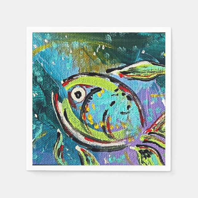 Fish Napkin Pappersservett (Framsidan)