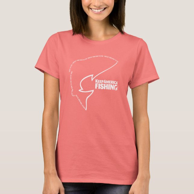 Fish Outline Shirt Tee (Framsida)