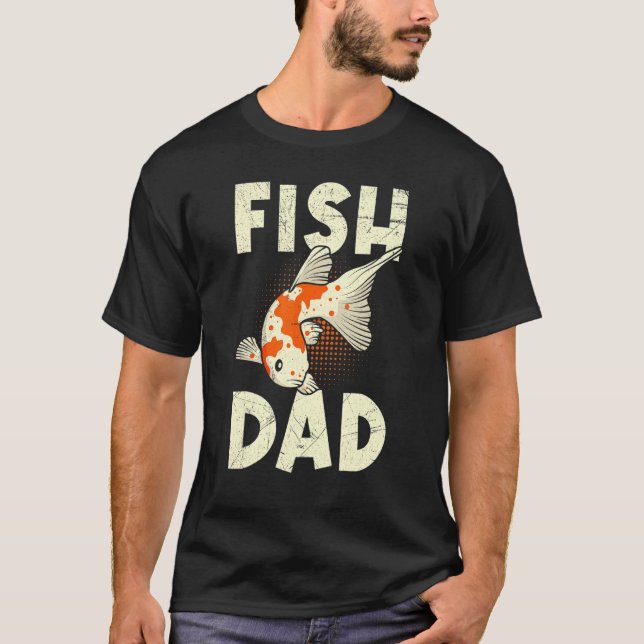 Fish pappa Koi Pappa Koi Pond 1 T Shirt (Framsida)