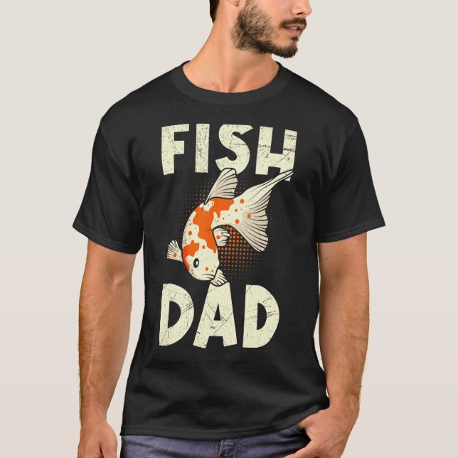 Fish pappa Koi Pappa Koi Pond T Shirt (Framsida)