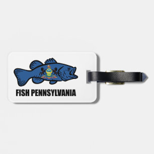 Fish Pennsylvania Bass Bagagebricka