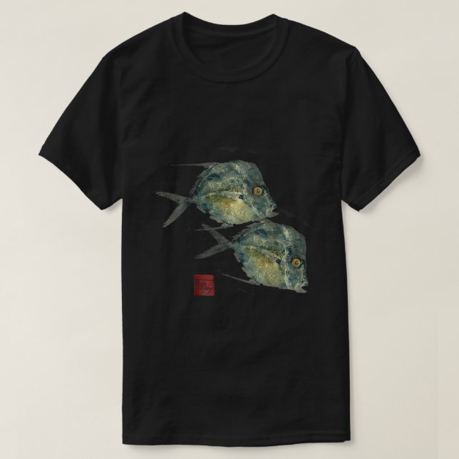 Fish Print Gyotaku Florida Lockdown T-shirt (Design framsida)