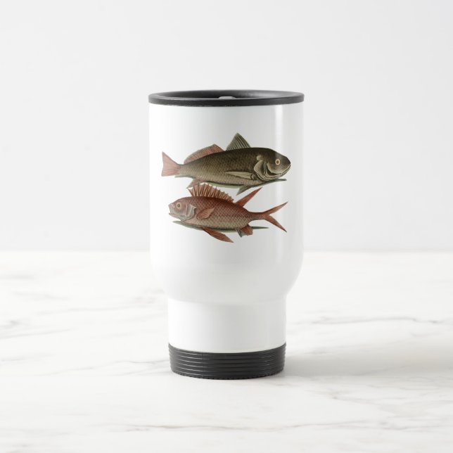 Fish Red Perch Fisherman Art Resemugg (Center)