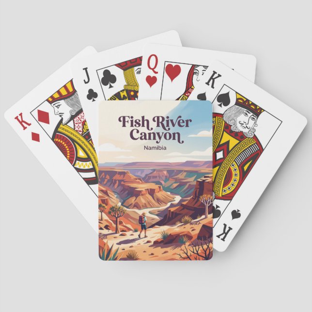 Fish River Canyon Namibia Casinokort (Baksidan)