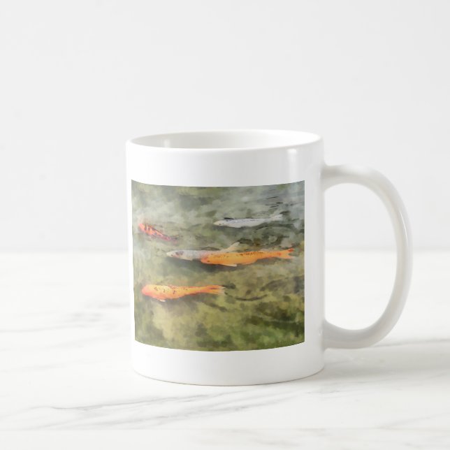 Fish - School of Koi Kaffemugg (Höger)