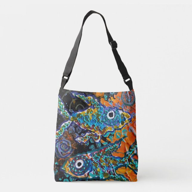 Fish Tote Axelväska (Baksida)
