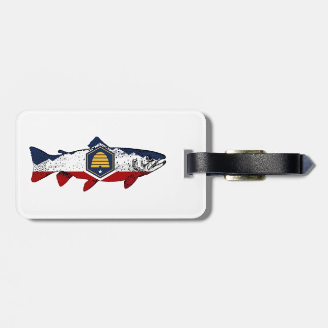 Fish Utah Trout Bagagebricka (Baksida Vågrät)