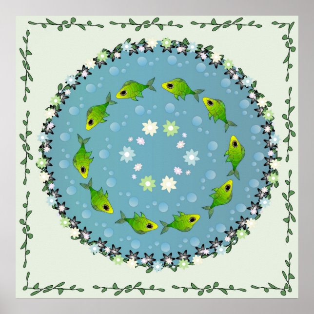 Fish Vatten Dance Poster (Framsidan)
