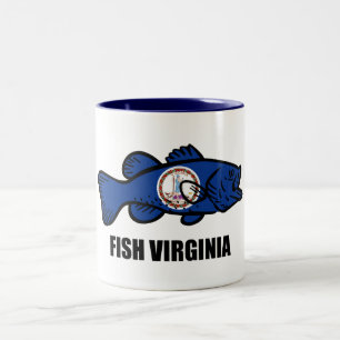 Fish Virginia Två-Tonad Mugg
