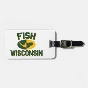 Fish Wisconsin Bagagebricka