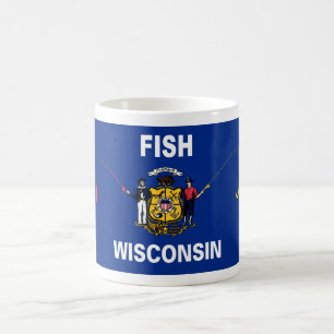 Fish Wisconsin Kaffemugg