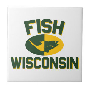 Fish Wisconsin Kakelplatta