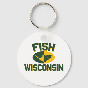 Fish Wisconsin Nyckelring
