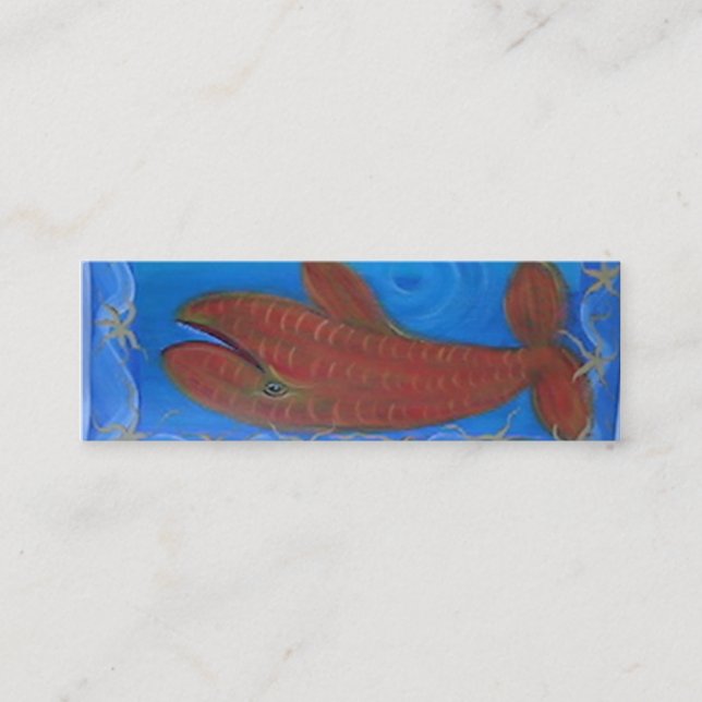 fishbizcard mini visitkort (Framsida)