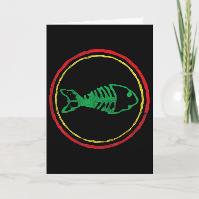 Fishbones Ska Punk Mäns Kvinnors Mors Faders Dag Kort (Framsida)