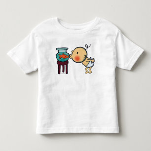 Fishbowl kysser orange guldfisk tee shirt