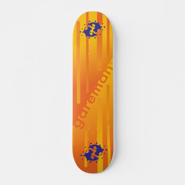 fishee fem skateboard bräda 21,5 cm (Framsida)