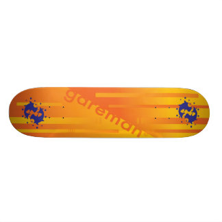 fishee fem skateboard bräda 21,5 cm