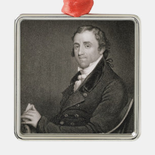 Fisher Ames som inristas av John Francis Eugene Julgransprydnad Metall