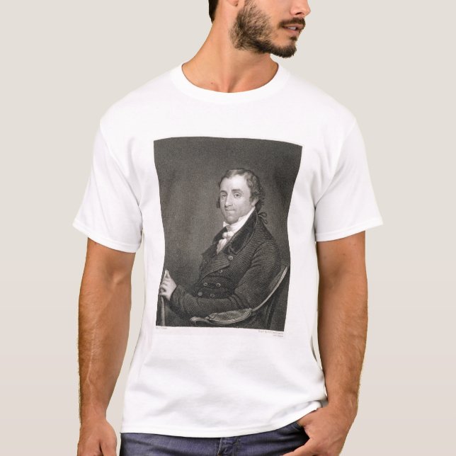 Fisher Ames som inristas av John Francis Eugene Tee Shirt (Framsida)