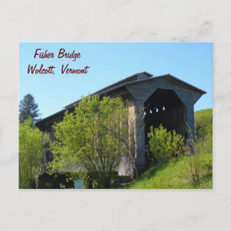 Fisher Bridge - Vermont Vykort
