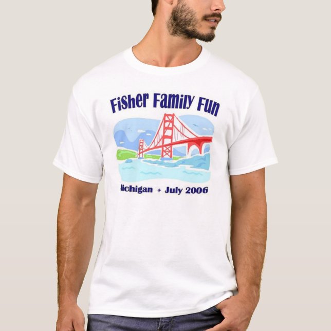 Fisher familjroligt t shirt (Framsida)