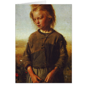 Fisher flicka, 1874 hälsningskort